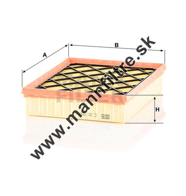 Vzduchový filter MANN FILTER C 25 008/1