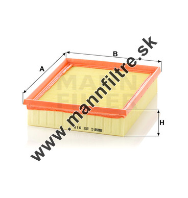 Vzduchový filter MANN FILTER C 25 015