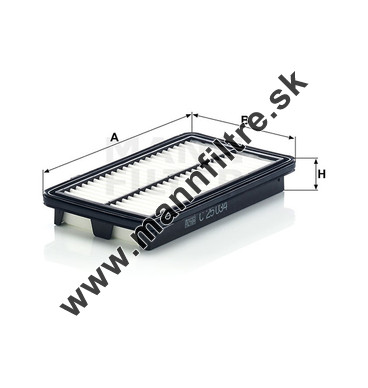 Vzduchový filter MANN FILTER C 25 034