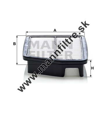 Vzduchový filter MANN FILTER C 2630