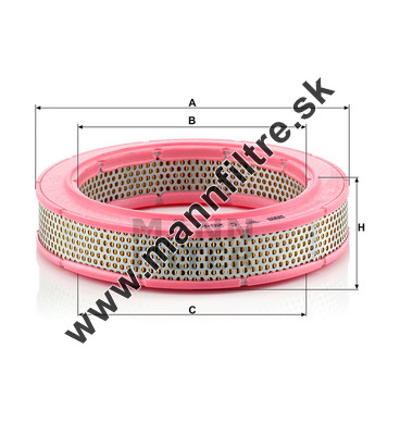 Vzduchový filter MANN FILTER C 2649