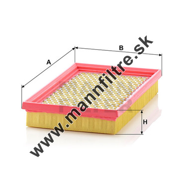 Vzduchový filter MANN FILTER C 2656