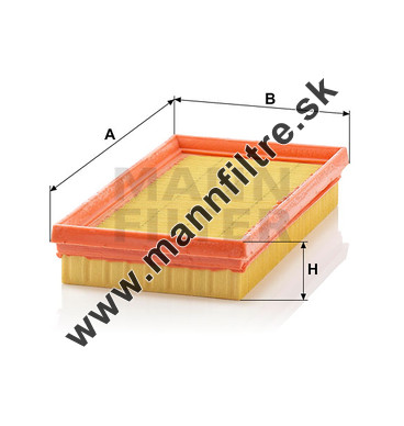 Vzduchový filter MANN FILTER C 2658