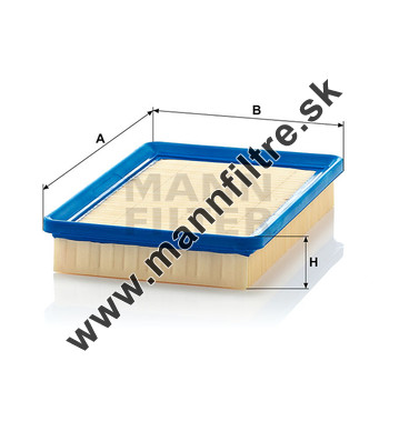 Vzduchový filter MANN FILTER C 2676