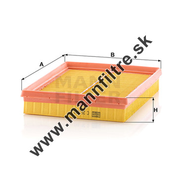 Vzduchový filter MANN FILTER C 26 012