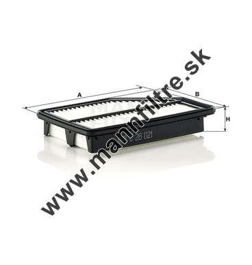 Vzduchový filter MANN FILTER C 26 021