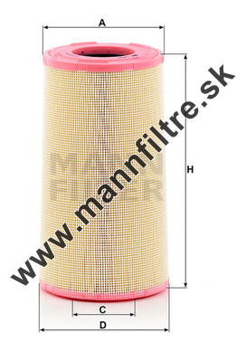 Vzduchový filter MANN FILTER C 26 024 KIT