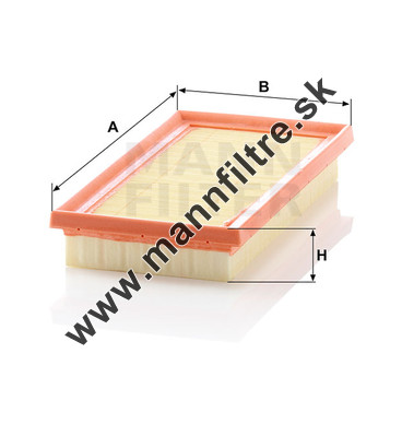 Vzduchový filter MANN FILTER C 26 027