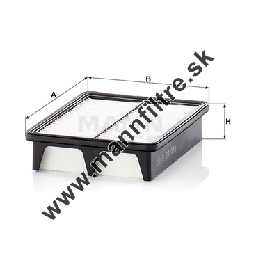 Vzduchový filter MANN FILTER C 26 039