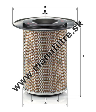 Vzduchový filter MANN FILTER C 26 773