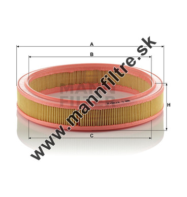 Vzduchový filter MANN FILTER C 2736/2