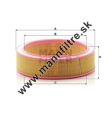 Vzduchový filter MANN FILTER C 2760