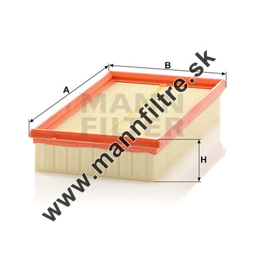 Vzduchový filter MANN FILTER C 2774/3 KIT