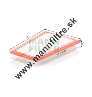 Vzduchový filter MANN FILTER C 27 006