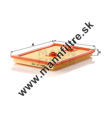 Vzduchový filter MANN FILTER C 27 009
