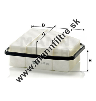 Vzduchový filter MANN FILTER C 27 013