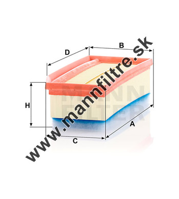 Vzduchový filter MANN FILTER C 27 030