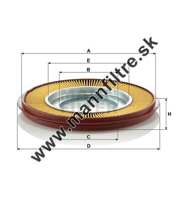 Vzduchový filter MANN FILTER C 2826