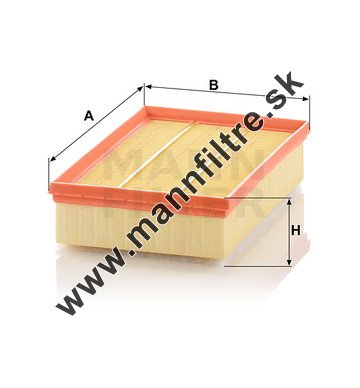 Vzduchový filter MANN FILTER C 28 050