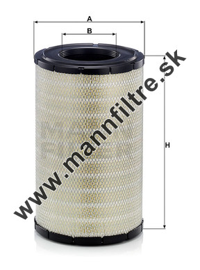 Vzduchový filter MANN FILTER C 28 165
