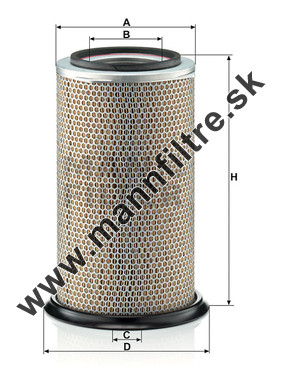 Vzduchový filter MANN FILTER C 28 750