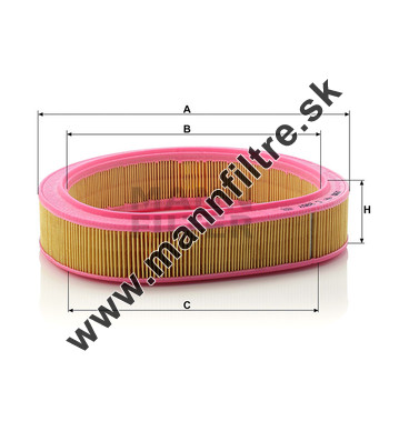 Vzduchový filter MANN FILTER C 2957