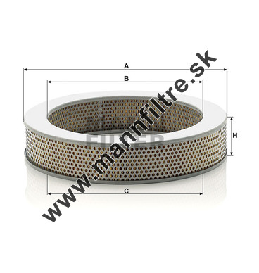 Vzduchový filter MANN FILTER C 2963/1