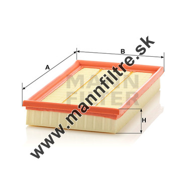 Vzduchový filter MANN FILTER C 2998