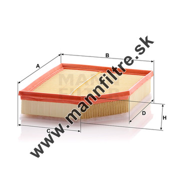 Vzduchový filter MANN FILTER C 29 021