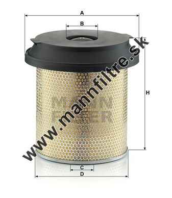 Vzduchový filter MANN FILTER C 29 1032/1
