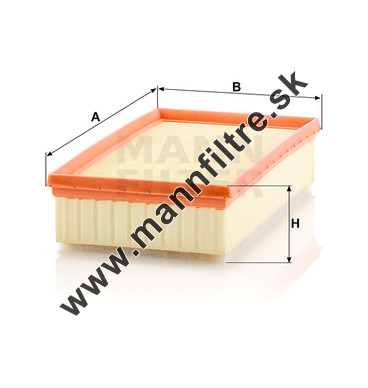 Vzduchový filter MANN FILTER C 29 110