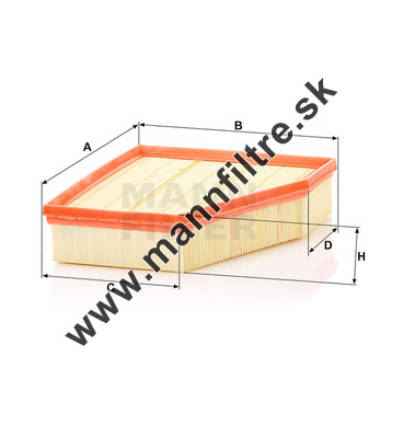 Vzduchový filter MANN FILTER C 29 230