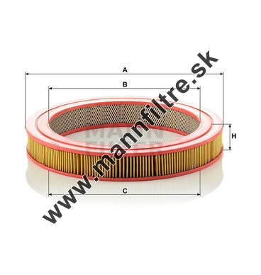Vzduchový filter MANN FILTER C 3042