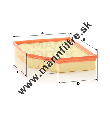 Vzduchový filter MANN FILTER C 30 196