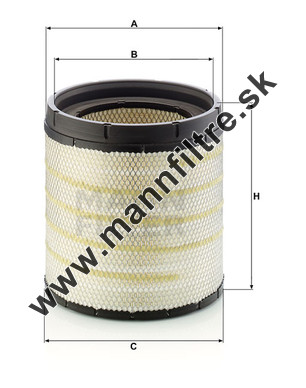 Vzduchový filter MANN FILTER C 31 021