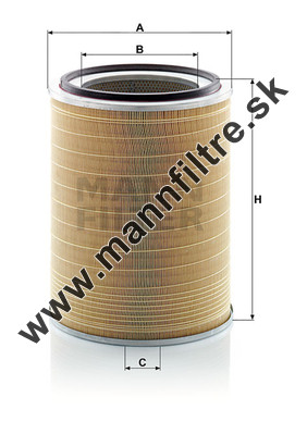 Vzduchový filter MANN FILTER C 31 1256/2