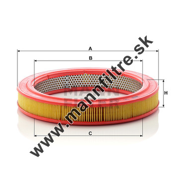 Vzduchový filter MANN FILTER C 3260