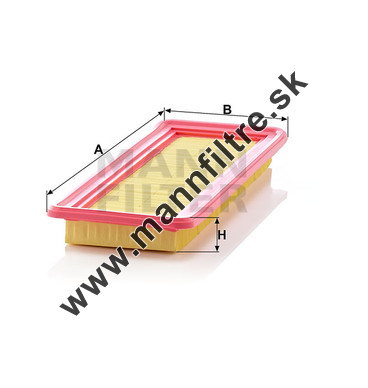 Vzduchový filter MANN FILTER C 3336/1