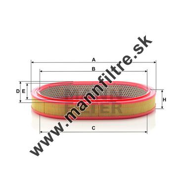 Vzduchový filter MANN FILTER C 3338