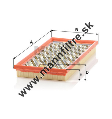 Vzduchový filter MANN FILTER C 3388