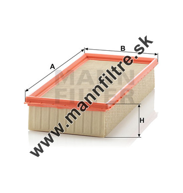 Vzduchový filter MANN FILTER C 33 130