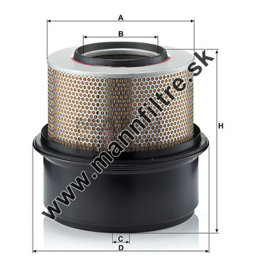 Vzduchový filter MANN FILTER C 33 1305