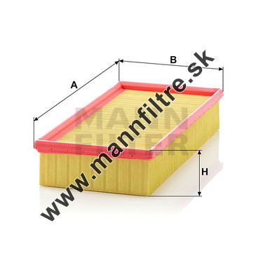 Vzduchový filter MANN FILTER C 33 156
