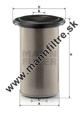 Vzduchový filter MANN FILTER C 33 920