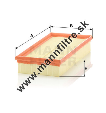 Vzduchový filter MANN FILTER C 34 101