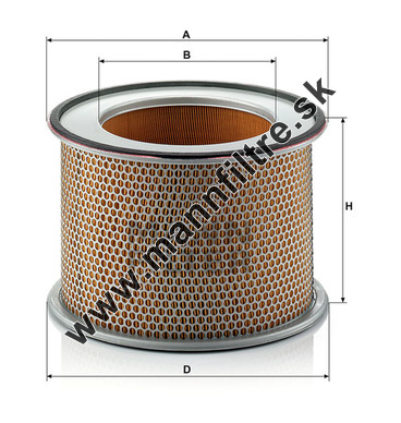 Vzduchový filter MANN FILTER C 34 430
