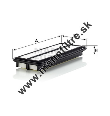 Vzduchový filter MANN FILTER C 35 008