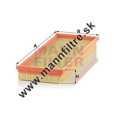 Vzduchový filter MANN FILTER C 3687