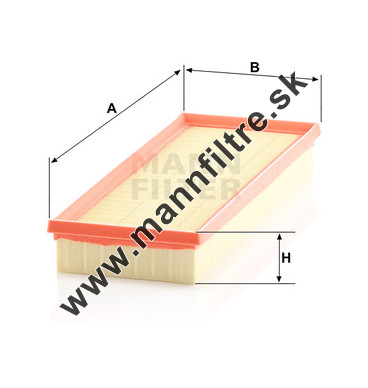 Vzduchový filter MANN FILTER C 36 007 KIT