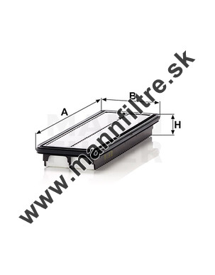 Vzduchový filter MANN FILTER C 36 020